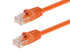 Monoprice Cat6 Ethernet Patch Cable - Snagless RJ45, Pure Bare Copper, 550MHz, UTP, 24AWG, 2 Feet, Orange - Fullboot Series...