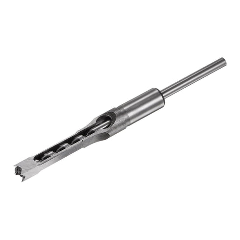 uxcell Square Hole Drill Bit, 7/16" High-Carbon Steel Hollow Chisel Mortise Power Tool for Woodworking...