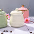 Sugar Bowl with Lid and Spoon, Ceramic Sugar Bowl,Multi-Function Sugar Container Spice Container Salt Jar Condiment Bowls Sugar Jar for Kitchen St...
