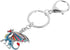 BONSNY Enamel Metal Novelty Fantasy Dragon Dinosaur Keychains For Women Gift Car Purse Rings Charms Lucky Symbol...