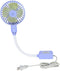 Pssopp Mini Fan Desk Fan Magnetic Fan Three-speed Adjustable Cooling Desktop Fans Ultra-quiet Flexible Electric Fans with Super Magnetic Base()...