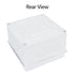 LeMotech Junction Box with Reserved Holes ABS Plastic Electrical Box IP65 Waterproof Dustproof Project Enclosure for Electronics White 5.9X 5.9X 3...