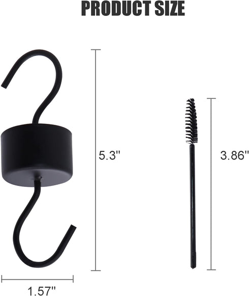 2 Pack Hummingbird Feeder Ant Guard, Metal Ant Moat for Hummingbird Feeders with 2 Hummingbird Feeder Brushes, Black...