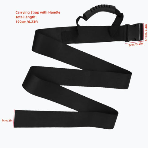 Box Carrying Strap with Handle,Adjustable Belt, Heavy Duty Ordinary Luggage Lashing Strap Holder, for Safe Moving and Lifting and Carrying of Heav...