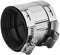 Flexible pipe Coupling with Stainless Steel Clamps.Pipe Connector for PVC and Metal Pipes (4inch/108mm-114mm)...
