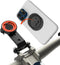 Quick-Release Mountain Bike Phone Mount, Out-Front Bicycle Phone Mount for Bike Mtb Road Bike Stem, Aluminum Bike Phone Holder with Adhesive Adapt...