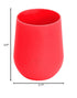 ezpz Tiny Cup (Coral) - 100% Silicone Training Cup for Infants - 12 months + - Designed by a Pediatric Feeding Specialist - Baby-led Weaning Essen...