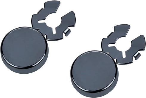 Crystal Cufflink Button Covers for Men Shirt Silver Gold Black Cufflinks Gifts for Wedding Party Business 17.5MM Metal Button Cover for Women...
