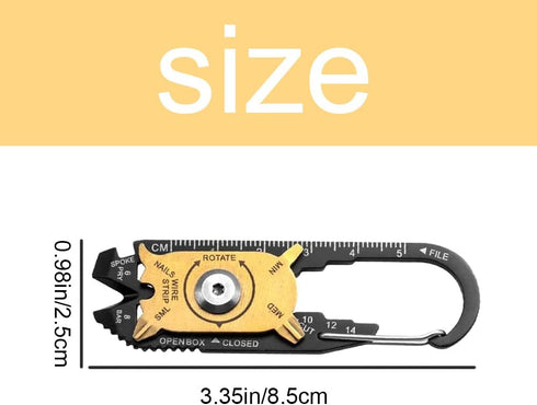 20 in 1 Multitool Creative Wire Cutter Portable Screwdriver for Outdoor Survival Camping Fishing Hiking...