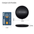 Travel Mirror with LED Lighted,1x/10x Magnification Compact Mirror with Light, 2-Sided Illuminated Folding Round Mirror, Handheld Pocket Makeup Mi...