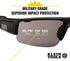 Klein Tools 60162 Safety Glasses, Professional PPE Protective Eyewear with Semi Frame, Scratch Resistant and Anti-Fog, Gray Lens...