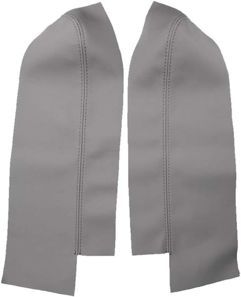 DSkoiph Front Door Panels Armrest Cover Leather Left & Right for Honda Cr-V CRV 2007-2012 (Gray)...