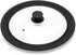 Universal Lid for Pots,Pans and Skillets - Tempered Glass with Heat Resistant Silicone Rim Fits 6", 7" and 8" Diameter Cookware,Black...