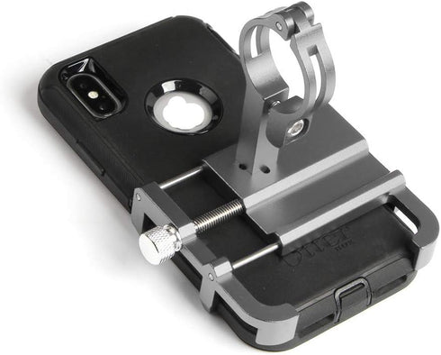 GUB Thick Case Design Bike & Motorcycle Phone Mount Handlebar Holder Adjustable Compatible with iPhone XR Xs 7s 8 Plus,Compatible with SamsungS7/S...