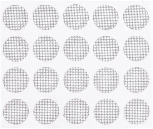 20Pcs/Set Silver Earbuds Filters Earphone Filter Mesh,Earbud and in-Ear Headphones Earphone Protective Filters Earphone Accessories Over-Ear Headp...