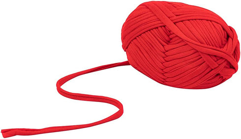 2 Skein M-S Thick Knitting Yarn, Elastic Fabric Cloth T Shirt Yarn, Spaghetti Yarn for Hand DIY Bag Blanket Cushion Crocheting Projects, 3.3 Ounce...