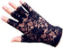 DreamHigh Women Wrist Length Lace Half Finger Gloves...