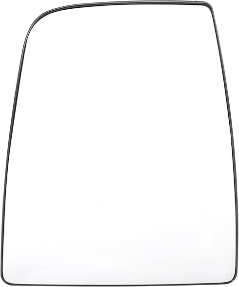 X AUTOHAUX Car Rearview Upper Driver Left Side Non-Heated Mirror Glass Replacement with Plate for Ford Transit 150 250 350 2015-Onward...