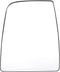 X AUTOHAUX Car Rearview Upper Driver Left Side Non-Heated Mirror Glass Replacement with Plate for Ford Transit 150 250 350 2015-Onward...