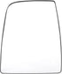 X AUTOHAUX Car Rearview Upper Driver Left Side Non-Heated Mirror Glass Replacement with Plate for Ford Transit 150 250 350 2015-Onward...