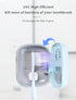 Rechargeable Mini UV Toothbrush Sterilizer Cover with Fan and USB Cord for Travel or Home, Long Battery Life and Improved Case Ventilation (Blue)...