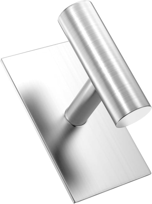 WUIVIUT Adhesive Towel Hooks for Bathroom Wall, Heavy Duty Wall Hooks for Hanging Coat Robe Clothes Bags Sponges for Bathroom Bedroom Kitchen Hote...