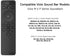 OEM Replacement Bluetooth Backlit Display Sound Bar Remote Controller for Vizio 2.1 5.1 Home Theater Sound Bar, Vizio Channel Soundbar System and ...
