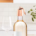 OGGI Bottle Stopper Set of 2 - Copper Plated Wine Topper Set - Stylish Wine Saver Stoppers with Airtight Wine Sealer Levers, Copper Plated...