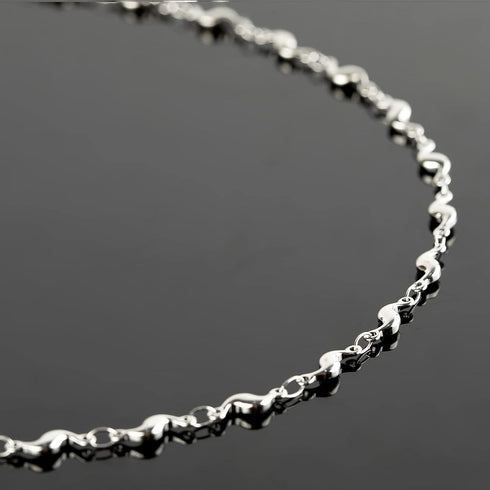 UMAOKANG 16.4 Feet Stainless Steel Jewelry Making Chain, Silver Necklace Bracelet Chain for Women Jewelry DIY Chain Bulks...