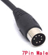 Short 7 Pin Din Male to 2 RCA Female Audio Cable for Bang & Olufsen, Naim, Quad.Stereo Systems (50 cm)...