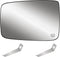 Driver Side Heated Mirror Glass Compatible with 2009-2018 Dodge Ram Pick-Up 1500 2500 - Replace 68079363AA 68050299AA - Side View Exterior Convex ...