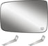 Driver Side Heated Mirror Glass Compatible with 2009-2018 Dodge Ram Pick-Up 1500 2500 - Replace 68079363AA 68050299AA - Side View Exterior Convex ...
