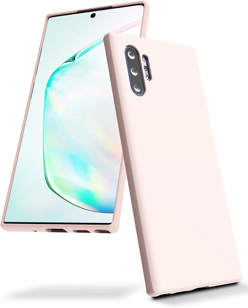 GOOSPERY Liquid Silicone Case for Galaxy Note 10 Plus (2019) Silky-Soft Touch Full Body Protection Shockproof Cover Case with Soft Microfiber Lini...