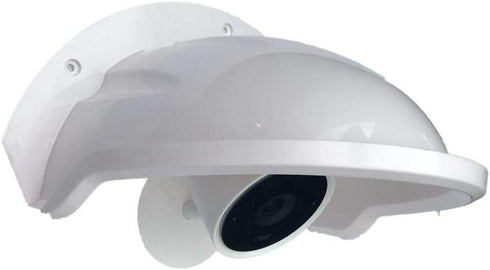 Universal Sunshade Rainshade Camera Cover Shield for Outdoor Nest/Nest IQ Camera - White...