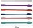 SAVITA 6Pcs 6 Inch Silicone Stir Sticks, Reusable Facial Mask Stirring Sticks Rods for Mixing Resin, Epoxy, Cosmetic, Acrylic Paints, DIY Crafts M...