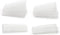 8 Pcs Clear Furniture Leveling Shims, Clear Table Shims,Square Plastic Shims, Toilet Shims for Home Improvement (Transparent-Thin)...