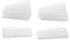 8 Pcs Clear Furniture Leveling Shims, Clear Table Shims,Square Plastic Shims, Toilet Shims for Home Improvement (Transparent-Thin)...