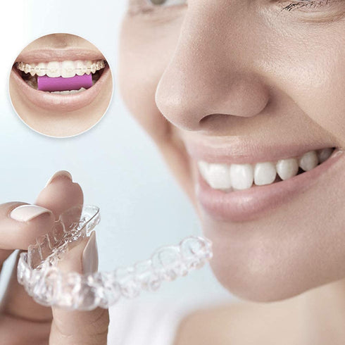15 unidades Alineador Chewing para bandejas Invisalign, asientos de bandeja para ortodoncia (5 Box)...