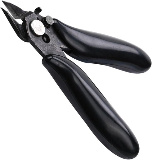 Eagles 3.5Inch Micro Soft Wire Cutter,Mini Shear Flush Cutter for Electronics, Making Jewelry-Black...