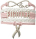 Pink Ribbon Hope & Faith Infinity Bracelet - Perfect Breast Cancer Gift...