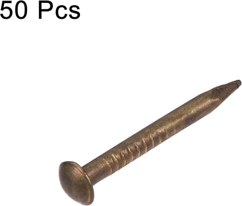 uxcell Small Tiny Brass Nails 1.2x12mm for DIY Wooden Hardware Accessories 50pcs...