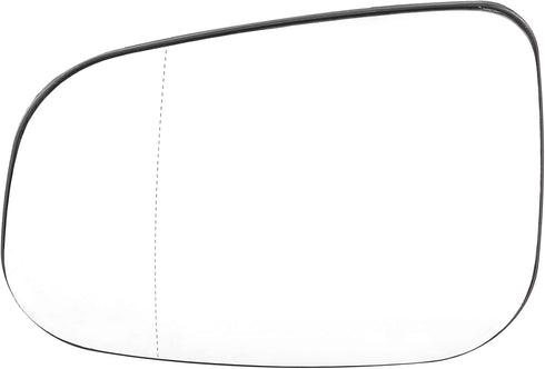 X AUTOHAUX Car Rearview Left Driver Side Heated Mirror Glass Replacement W/Backing Plate for Volvo S80 2007-2016 V60 2014-2018 S60 2007-2018...