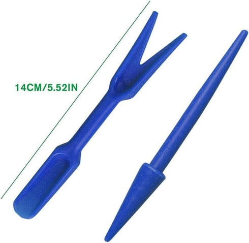 Mini Garden Hand Succulent Transplanting Tools,Widger Plastic Seedlings Dibber Sowing Digging Mini Garden Hand Tools for Home Garden,Pack of 2 Han...