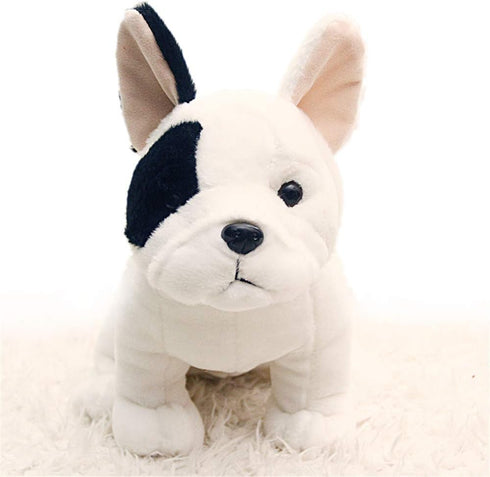 New French Bulldog Plush Toy Sitting Pose Mascot Dog Stuffed Doll for Kids Gift 10" Gift for Kids...