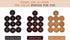 Chenkou Craft 30pcs Big Size 40mm 1 1/2" Round Wood Buttons 4 Holes Craft Sewing Button (Mix)...