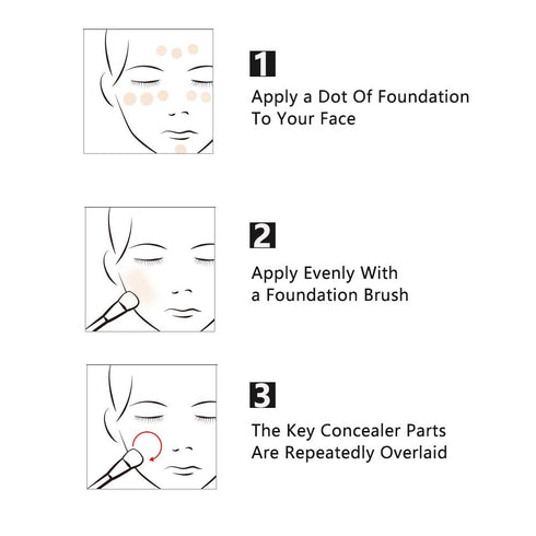 Foundation Brush, Flat Top Kabuki Foundation Brush for Liquid Makeup, Cream, Powder, Travel Size Face Foundation Blending Makeup Brushes (131)...