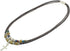 Hemp Leather Beads Choker Necklace,15.5 Inches,Brown,Cross Pendant...
