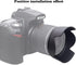 HB-69 Lens Hood Shade for Nikon AF-S(Not for AF-P) DX 18-55mm f/3.5-5.6GVR II(Not for G VR,Not for G EG II),52mm Digital Tulip Flower Lens Hood Bl...