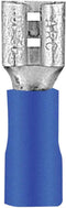 Install Bay BVFD250 Vinyl Female Connector 16/14 Gauge .250, Blue (100-Pack)...