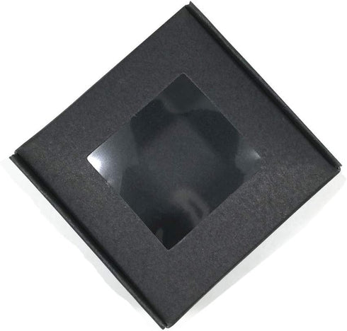FERENLI 20Pcs Kraft Paper Window Boxes Clear Plastic Gift Wrapping Box Small Wedding Party Favor Cardboard Jewelry Display Packaging Supplies (3.3...